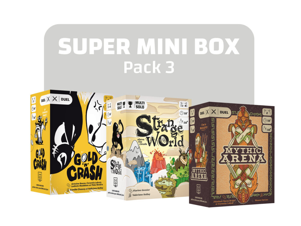 Pack 3 - GAMME SUPER MINI BOX