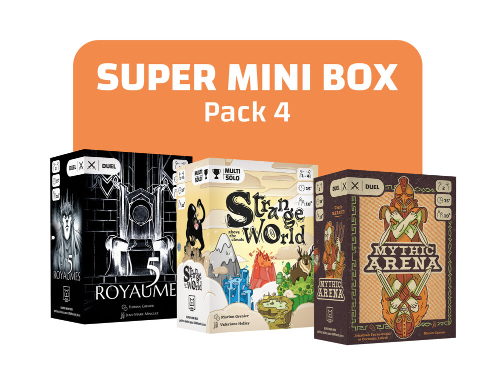 Pack 4 - GAMME SUPER MINI BOX